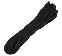 Cpolebev Paracord 550 Parachute Rope 7 Core Strand para Escalar Camping Buckle Rope Negro 25Ft