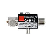 Cpolebev Pararrayos Coaxial UHF, Protector Sobretensiones Conector UHF Macho una Hembra