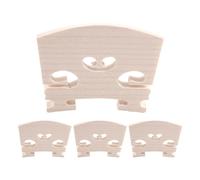 Cpolebev Partes de violin Violin-puente-4pc-4/4 Piezas de violin de puente de arce, 4 piezas