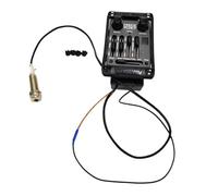 Cpolebev Pastillas de Guitarra Prefix Plus-T Preamplificador Integrado Matrix Acoustic Pickup EQ Ecualizador con Afinador Soft Piezo