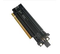 Cpolebev PCI-E 4.0 X16 1 una 2 Tarjeta de ExpansióN Gen4 Tarjeta Dividida PCIe-BifurcacióN X16 una X8X8 con Ranuras Espaciadas de 20 Mm CPU4P (4)