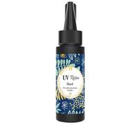 Cpolebev Pegamento de Resina UV, Curado Ultravioleta Transparente, Pegamento UV de Resina Epoxi de Secado RáPido, Herramientas para Hacer Joyas DIY, 60G