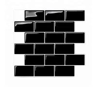 Cpolebev Pegatinas de Pared 3D Ladrillo Papel Pintado Azulejo para Cocina BañO Protector Salpicaduras TíA-Loseta DecoracióN del Hogar 30X30Cm