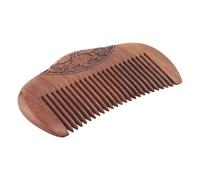 Cpolebev Peine de Bolsillo SáNdalo Verde Natural SúPer Estrecho Dent Madera Peines EstáTico Piojos Peine de Barba Peinado Peine de SáNdalo