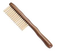 Cpolebev Peine de Pelo de SáNdalo Natural Peine de Madera Hecho a Mano Desenredar Peine de Dientes Anchos DiseñO