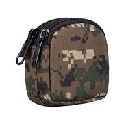 Cpolebev Pequena Bolsa Al Aire Libre, Mini Monedero Organizador Engranaje De Muelle Del Ejercito (Impermeable) Gadget De Utilidad EDC De Nylon (Camuflaje Digital Bosque)