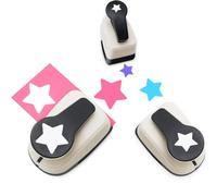 Cpolebev Perforadora Estrella 3 Piezas, Perforadora Estrella, Perforadora Papel Estrella, Perforadora Estrella, Perforadora Estrella para Manualidades, Perforadora Papel para Manualidades