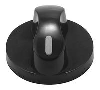 Cpolebev Perilla de rango fogon de gas de plastico de cocina Control del horno Perilla giratoria Negro