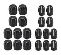 Cpolebev Perilla de Volumen de 10 Pares + Perilla Selectora de Canales para Radio Bidireccional CP040 EP350 GP328 EP450 PRO5150 GP338 HT750 Accesorios