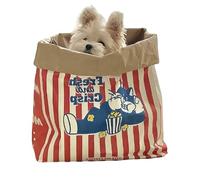 Cpolebev Perros y Gatos DoméSticos Papel Kraft Bolsa de Papel para Palomitas de MaíZ Rompecabezas DescompresióN Perros y Gatos Divertidos