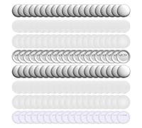 Cpolebev Piezas de Insignias de Botones en, Suministros para Fabricantes de Botones de 2,25 Pulgadas, Piezas de Botones Traseros para Máquina de Botones (2,25 Pulgadas, Juego de 200)