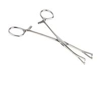 Cpolebev Pinza de Apertura Triangular, Herramienta de Pinza para PerforacióN de Acero Inoxidable, Cuerpo de Alicates para PerforacióN de Oreja, Labio, Nariz, Lengua