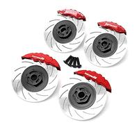 Cpolebev Pinza de Freno Disco de Freno de Llanta de Cubo de Ruedas de Metal de 12 Mm de 4 Piezas para 3RACING D5S D5 1/10 RC Coche Piezas de ActualizacióN, 3