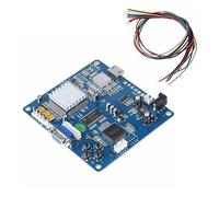 Cpolebev Placa Convertidora de Salida de Video HD VGA/RGB/CGA//YUV A Compatible para Salida de Video de Arcade Azul Game Machine