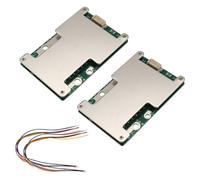 Cpolebev Placa de Circuito de ProteccióN de BateríA de Fosfato de Hierro y Litio con Carga Equilibrada, 2 Uds., 4S, 12V, 100A, LiFePo4