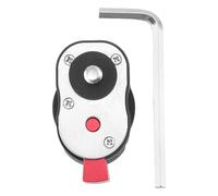 Cpolebev Placa de Liberación Rápida para Monitor de Campo para LCD Monitor de Brazo Mágico Cámara de Luz Led Cámara de Video Rig con Orificio de Tornillo de 1/4 Pulgada