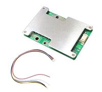 Cpolebev Placa de ProteccióN de BateríA de Litio 4S 12V 100A LiFePO4 con Equilibrio de BateríA de Potencia/Mejora de Placa de ProteccióN PCB