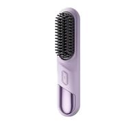 Cpolebev Plancha de Pelo Inalámbrica, Minisecador de Peine Caliente y Cepillo Alisador, Aparatos Portátiles para Peinar el Cabello