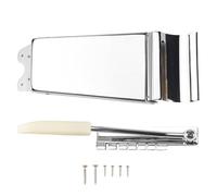 Cpolebev Plata Cuerpo Guitarra de Jazz Puente de de Trémolo para Lp Sg Partes de Guitarra