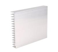 Cpolebev Plata Tono Aluminio El Difuso Disipador Refrigeracion Aleta 120x100x18mm