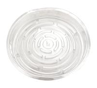 Cpolebev Platos para Plantas, 10 Unidades de 30 Cm (12 Pulgadas), Bandejas de Transparentes para Macetas para Plantas de Interior y Exterior, Transparente