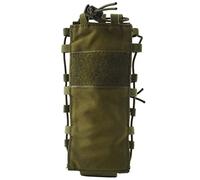 Cpolebev Portabotellas Táctico Estuche para de Agua Nylon Molle Portabotellas de Agua para El Ciclismo Correr Deportes Al Aire Libre - Verde