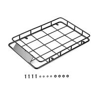Cpolebev Portaequipajes de de Camello para Portaequipajes de Techo de Metal de 230X147Mm para 1/10 RC Coche de Orugas Axial SCX10 TRX4 D90 Piezas