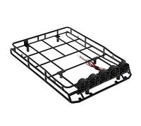 Cpolebev Portaequipajes Rejilla del Techo con Luz de Techo Led para MN D90 D99S Mn98 Mn99S Mn-90 1/12 RC Coche Piezas de Actualización