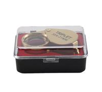 Cpolebev Portátil 30X Poder 21Mm Lupa de Joyeros Plegable Ojo de Lupa Almacenar de Joyería Lupa