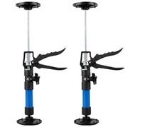 Cpolebev Poste de Soporte para de Gabinete, Barra de Soporte Telescópica Ajustable de 19-45 Pulgadas, Carga Máxima 40 Kg, Poste de Soporte para Gabinete 2 Piezas