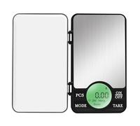 Cpolebev Precision 600G / 0.01G Digital Pocket Scale Mini Joyas Electrónica 0.01 Gramos en Polvo Moneda Equilibrio de Pesaje Lcd con Luz de Fondo