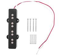 Cpolebev Pro De Puente Sin Ruido De Tipo Abierto De Tipo Abierto para 4 Cuerdas Style, Negro 95x18.3Mm