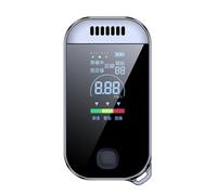 Cpolebev Probador de Alcohol Digital AlcoholíMetro Profesional con Pantalla LCD Probador de Alcohol ElectróNico Recargable por USB