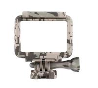 Cpolebev Protective Estuche para Hero 5 De Borde EstÁNdar De Camuflaje para Exteriores para Go Pro Hero 5 Estuche para Accesorios, Camo Gris