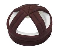 Cpolebev Protector para Personas Mayores, de Seguridad Ajustable y Transpirable para Personas Mayores, Protección para la Cabeza Caídas, Color Café