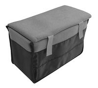 Cpolebev Protectora Acolchada con Inserto de Bolsa Protectora para CáMara RéFlex Digital, Lente y Accesorios Negro
