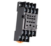 Cpolebev PYF14A Base de enchufe del rele de potencia del carril DIN 14 para MY4NJ HH54P MY4