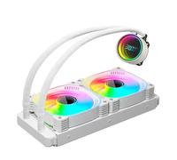 Cpolebev Radiador de CPU con Pantalla Digital Refrigerada por Agua Integrada Lente Inalámbrica Argb Pantalla de Temperatura Ventilador de CPU y Multicolor