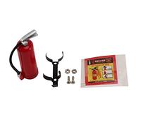 Cpolebev RC Decoración Metal Mini Extintor de Incendios para 1/10 RC Crawler Axial Scx10 90046 Trx4 D90, Rojo