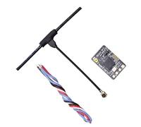 Cpolebev Receptor ELRS ExpressLRS RX24T 2.4G Receptor de Radio Nano Receptor de Alcance para RC FPV Drones Piezas de Accesorios de Bricolaje