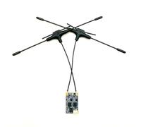 Cpolebev Receptor Gemini de Banda Dual ELRS de 900 MHz y 2,4 GHz, Receptor ExpressLRS RX TCXO para Dron RC FPV de Alcance de ala Fija