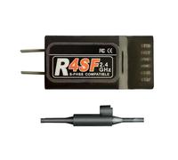 Cpolebev Receptor R4SF de 2,4 G, Receptor Compatible con S-FHSS/FHSS de 4 Canales para Futaba T10J/T14SG/T18SZ/4PKS-R/T4PX