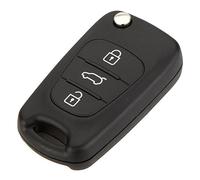 Cpolebev Reemplazo 3 Botones Entrada sin Llave Combinacion de Caja de Llave Cascara de Llave de Coche del tiron Plegable de Control Remoto Compatible con i30 i20