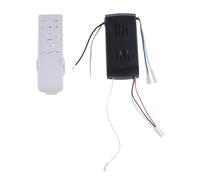 Cpolebev Reemplazo del Kit de Control Remoto Universal para Ventilador de Techo, 6 Velocidades y Sincronización, Reemplazo Remoto para Luz de Ventilador de Techo CC