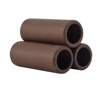 Cpolebev Refugios de Cerámica Marrón de 3 Piezas-Hábitat de Camarones, Tubo de Cría, Cueva Oculta