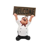 Cpolebev Regalo de casa Decoracion de Cocinero Cartel de Welcome de Manos Arriba del Cocinero Artesania Cocinero Decoracion de casa Cafeteria