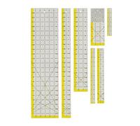 Cpolebev Regla para Acolchar Regla para Acolchar AcríLica para Cortar FáCilmente Papel de Tela con PrecisióN, para Acolchar, Coser y Plantilla de Manualidades