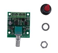 Cpolebev Regulador de velocidad del motor de 1.8V 3V 5V 6V 7.2V 12V 2A 30W DC (PWM) Interruptor de controlador ajustable 1803BK