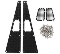 Cpolebev Rejilla de Entrada Placa Antideslizante de Metal para -4 TRX4 1/10 RC Crawler Piezas de ActualizacióN Accesorios