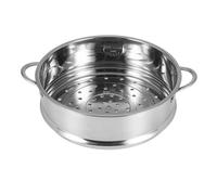 Cpolebev Rejilla de Vapor para Alimentos de 20 Cm, Vaporizador de Acero Inoxidable con Doble Oreja para Olla de Sopa, Olla de Leche, Utensilios de Cocina